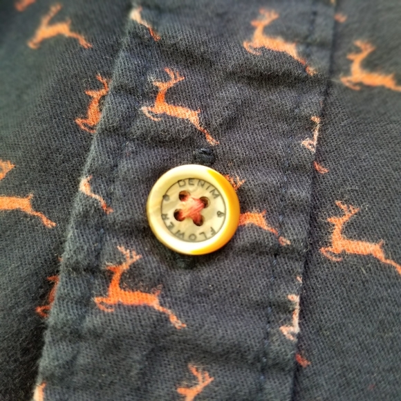 Denim & Flower (By Ricky Singh) Deer Printed Shirt - Picture 12 of 13